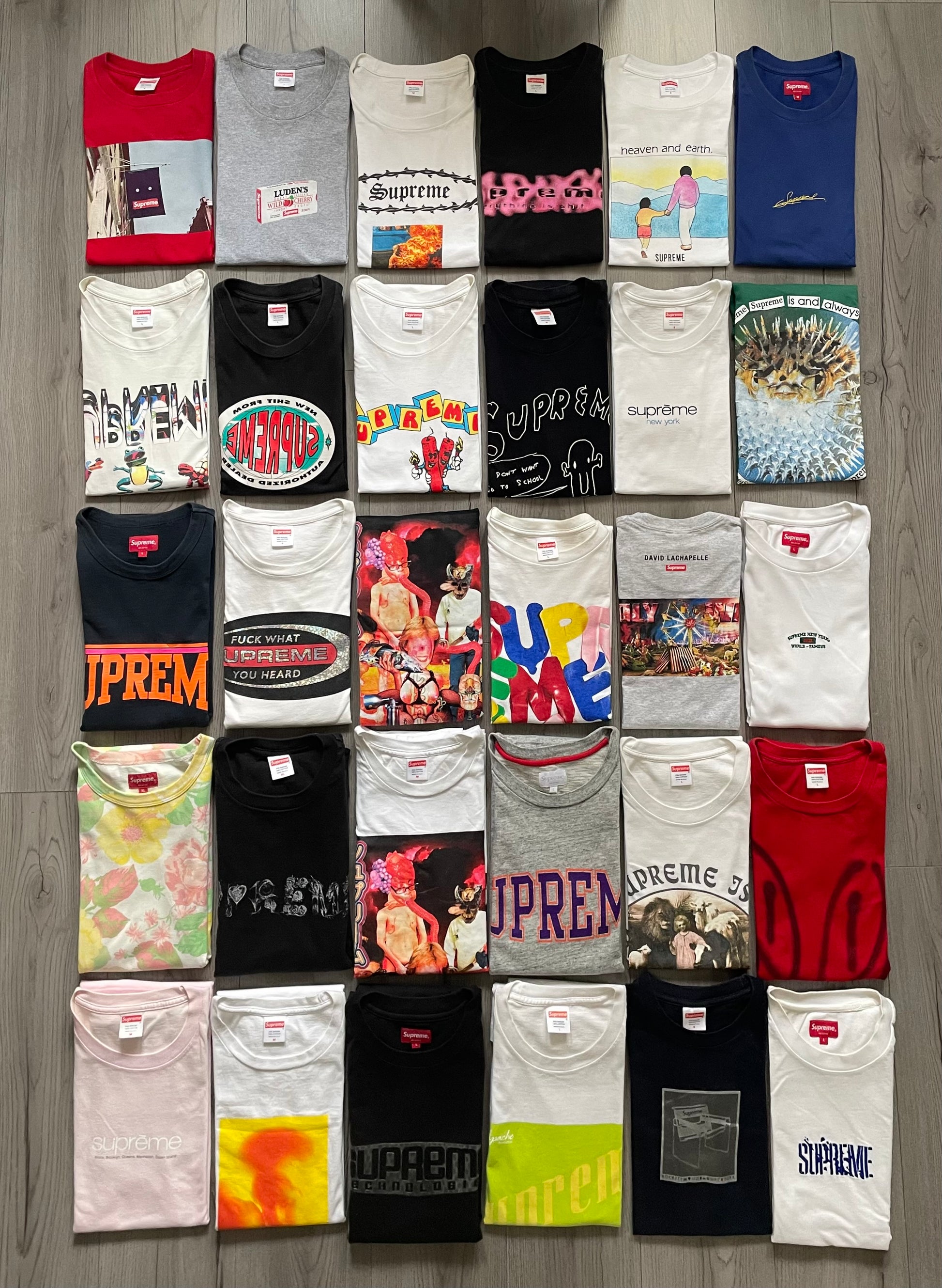 Supreme Tees Wholesale Bundle Authentic Supreme Graphic Tee