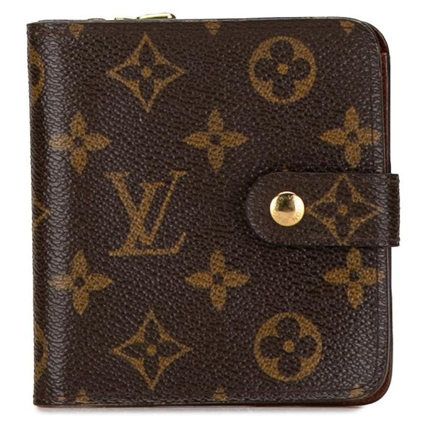 Portefeuille à deux volets Louis Vuitton Original Brown Monogram Clip