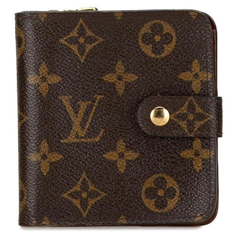 Louis Vuitton Original Brown Monogram Clip Bifold Wallet