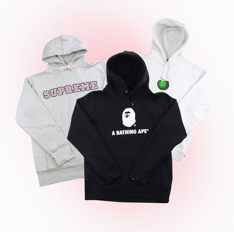 Bape & Supreme Hoodies Box