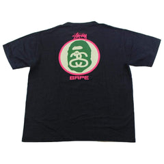Bape x Stussy Big Ape Double S Logo Noir