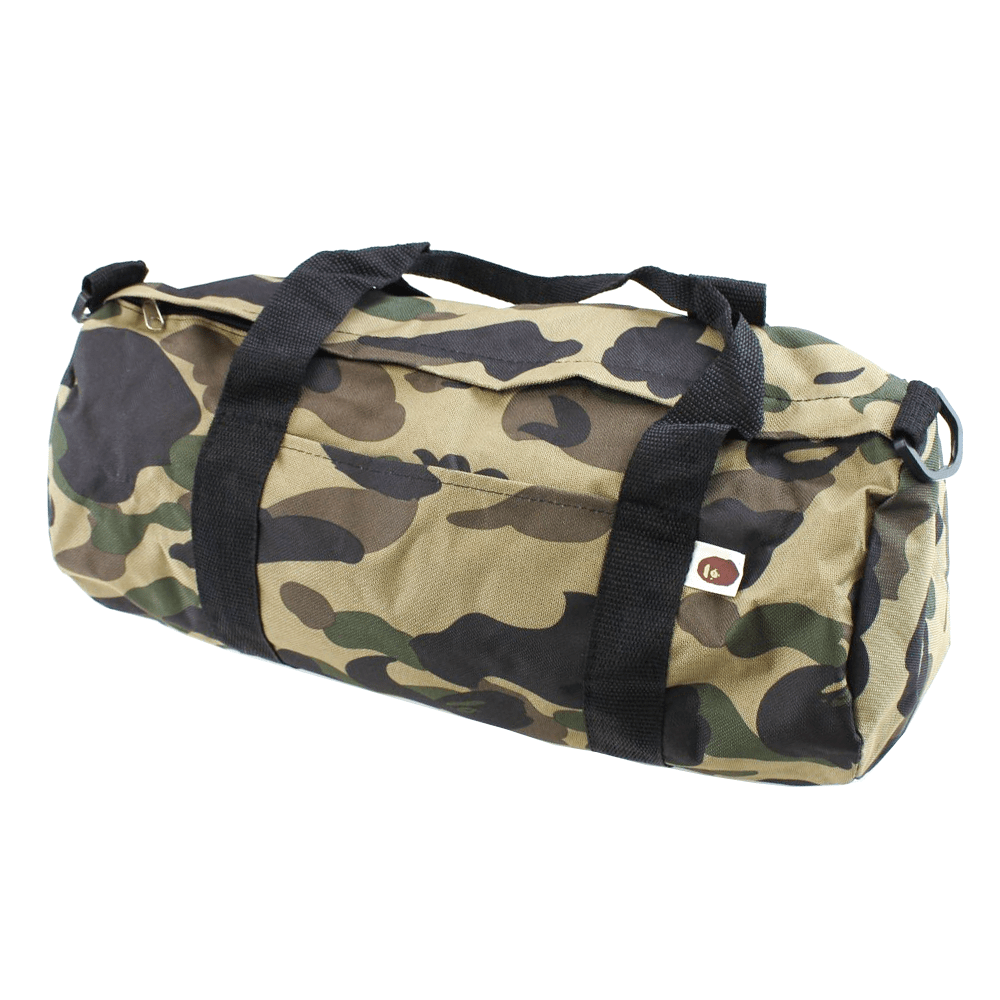 Bape 1st Green Camo Duffle Bag - SaruGeneral