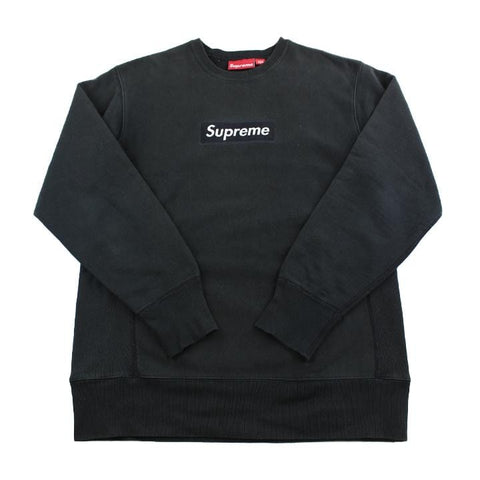 Supreme Black on Black Crewneck 2003