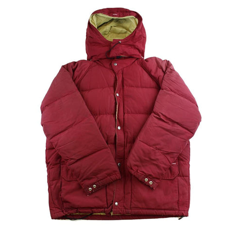 Supreme Burgundy Puffer Jacket