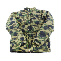 Bape 1st Green Camo Puffer Jacket