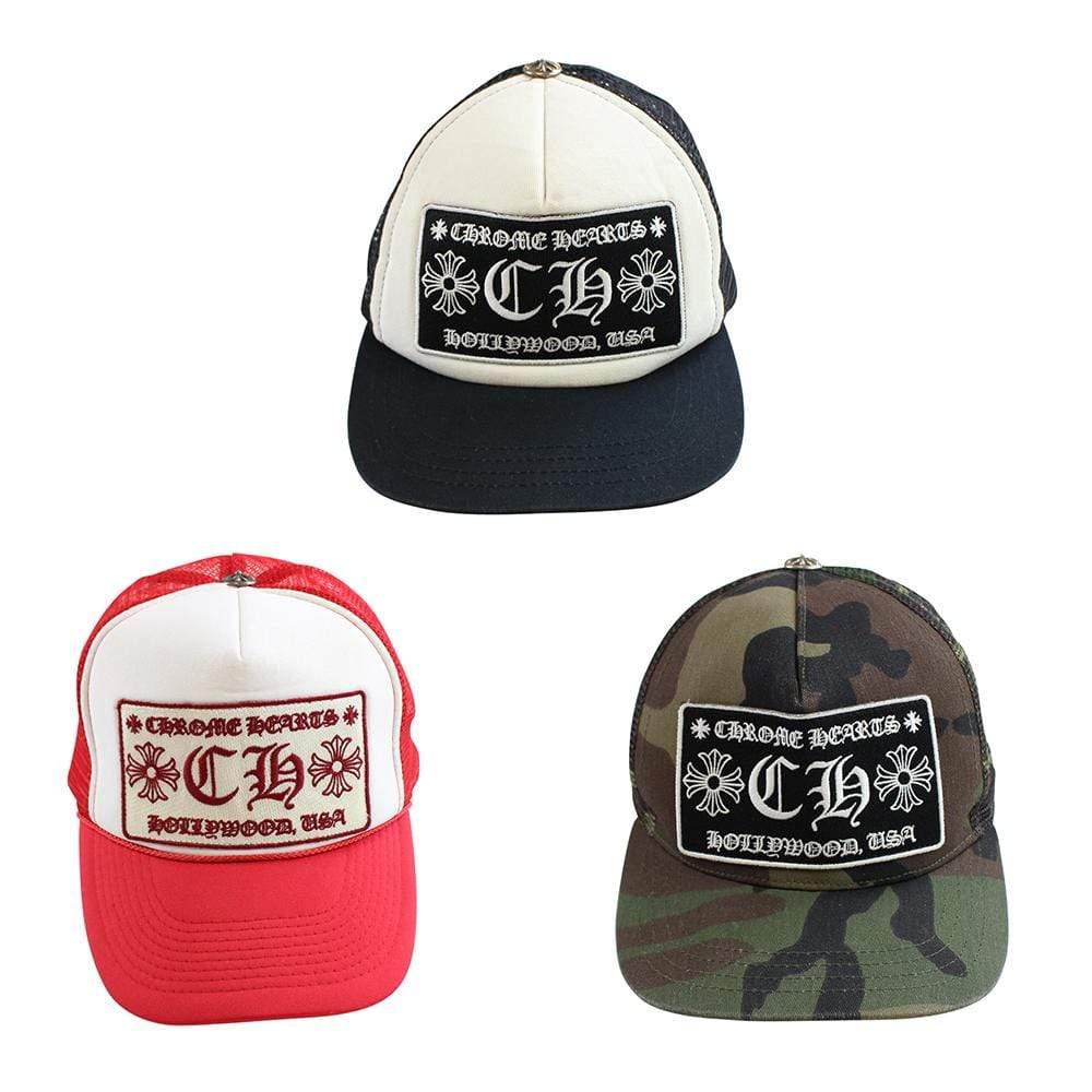 chrome hearts fuck trucker red, Black & Green camo set - SaruGeneral