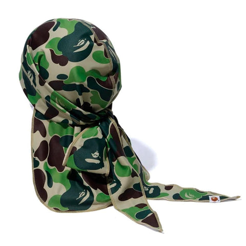 bape abc green camo durag