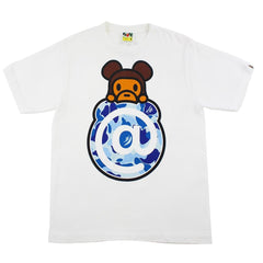 T-shirt Milo camouflage bleu Bape x Bearbrick