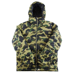 Bape 1st Green Camo Puffer Jacket