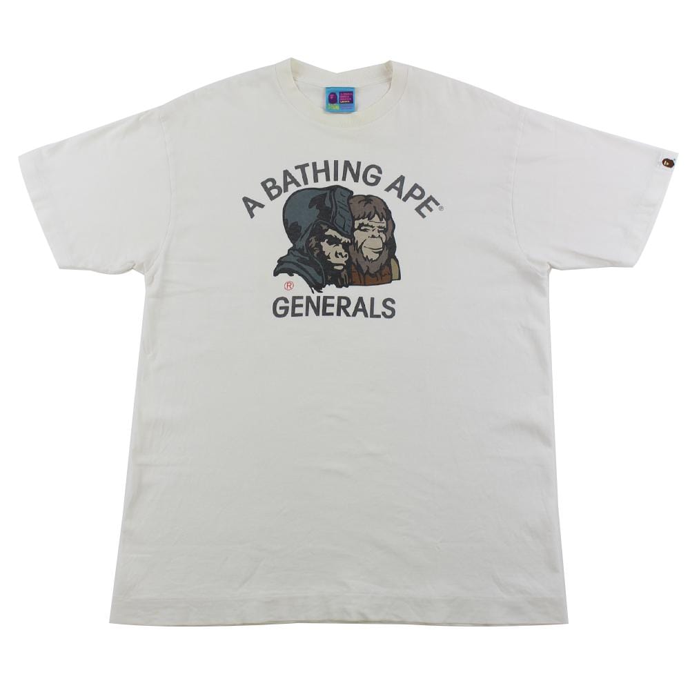 bape original generals tee white – SARUGENERAL