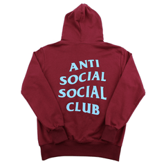 Sweat à capuche ASSC bleu bordeaux