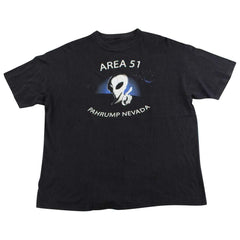 T-shirt Alien Zone 51 Noir