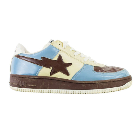 Bapesta Light Blue & Brown