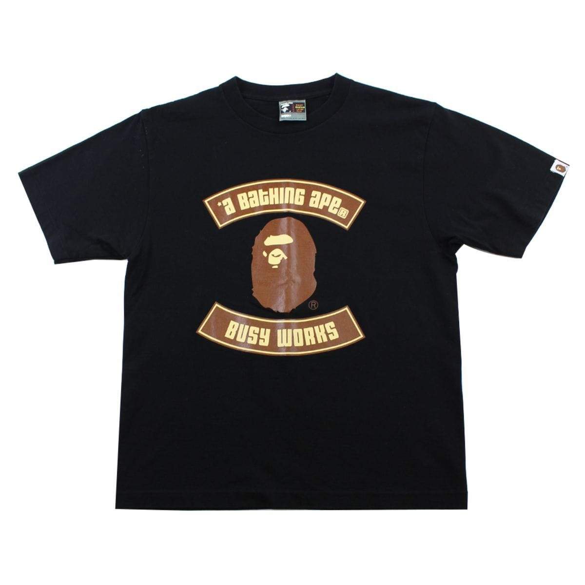 Bape Big Ape Busy Works Tee Black - SaruGeneral