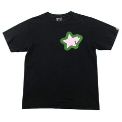 T-shirt Bapesta rose et vert noir