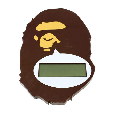 Bape Big Ape Head Logo Digital Clock