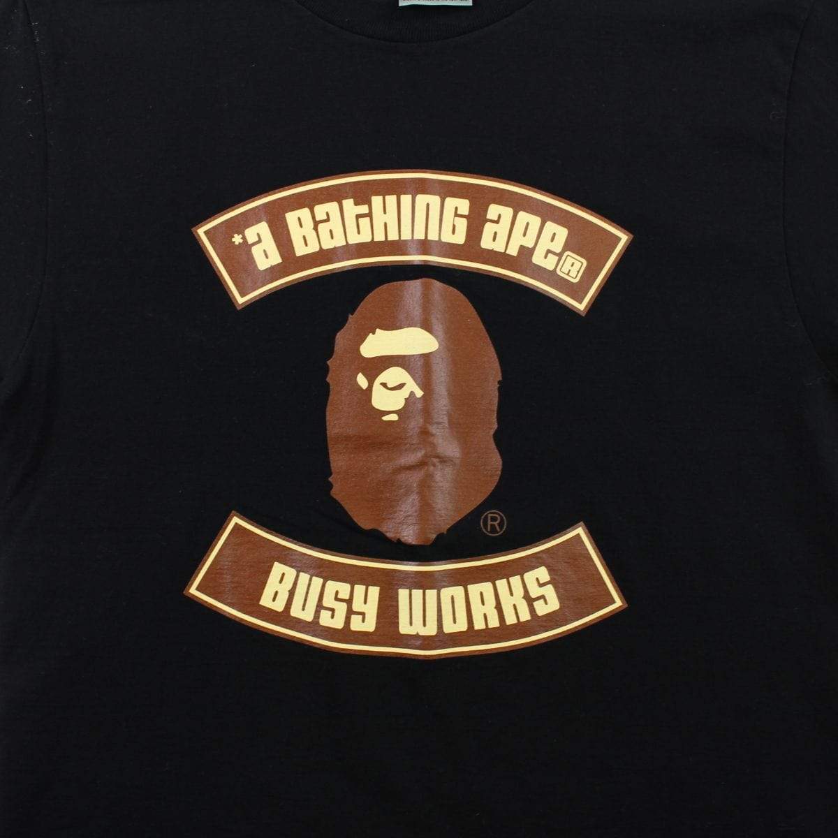 Bape Big Ape Busy Works Tee Black - SaruGeneral