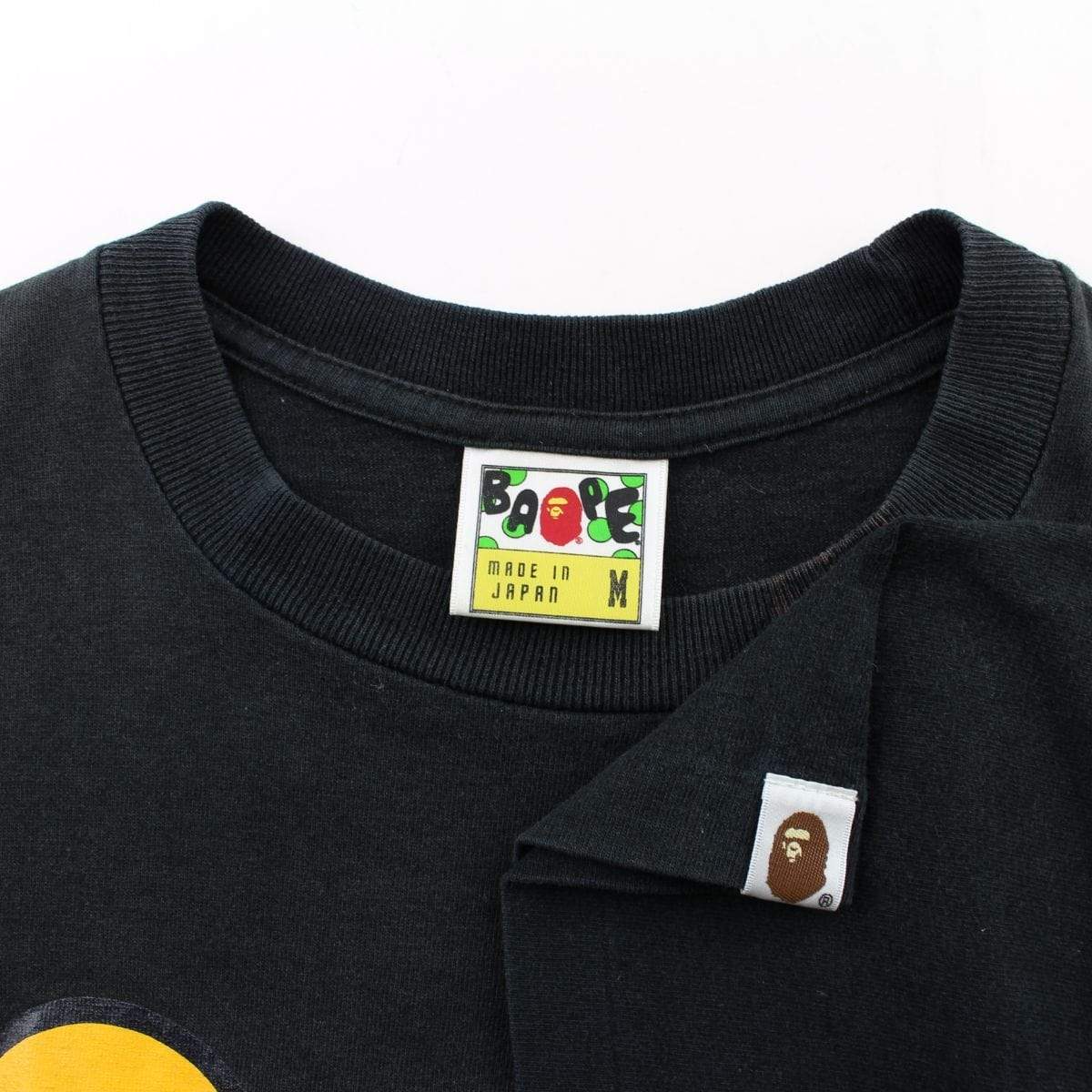 Bape x Kaws Baby Milo Dissected Figure Tee Black - SaruGeneral