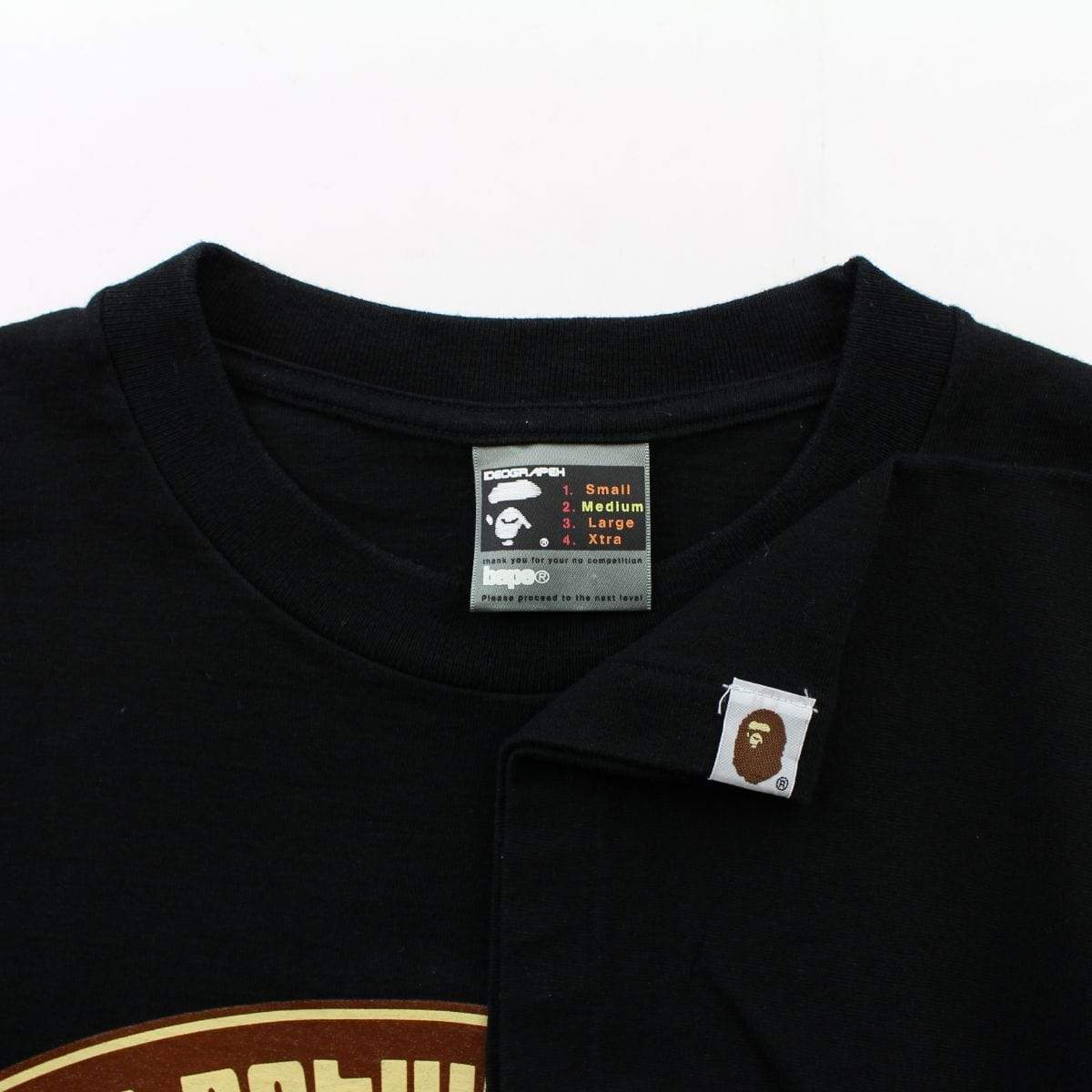 Bape Big Ape Busy Works Tee Black - SaruGeneral