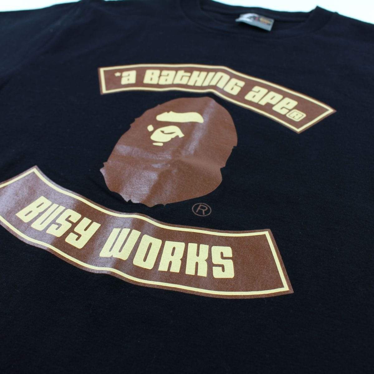 Bape Big Ape Busy Works Tee Black - SaruGeneral