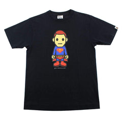 T-shirt Bape x DC Comics Superman noir
