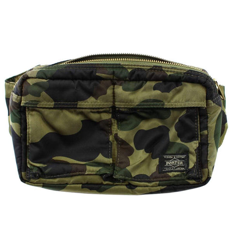 Bape x Porter 1st Green Camo Hip Bag