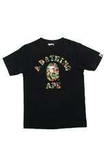 T-shirt BAPE Duck Camo Angry College avec logo noir