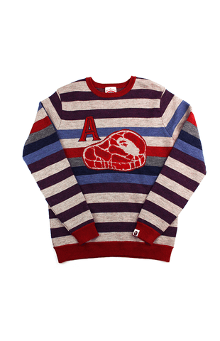 Bape A Bathing Steak Stripe LS