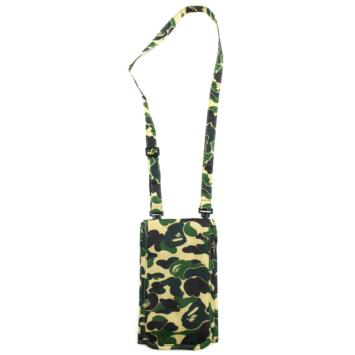 Bape ABC Green Camo Pouch Bag - SaruGeneral