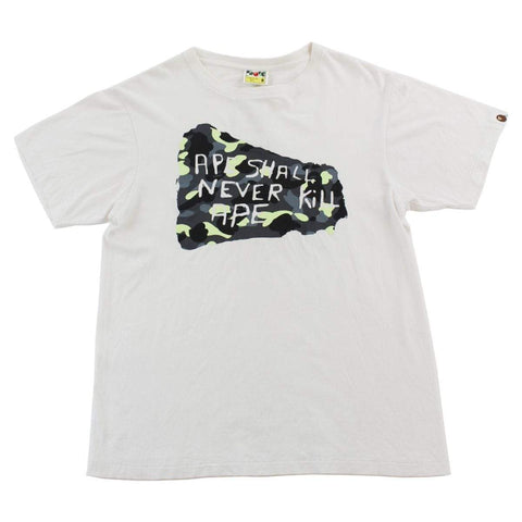 Bape ASNKA Text City Camo Tee White