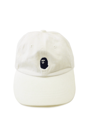 Bape Ape Logo Cap Cream