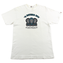 T-shirt Bape Baby Milo General Figures blanc