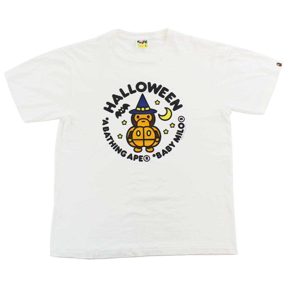 Bape Baby Milo Halloween Tee White - SaruGeneral