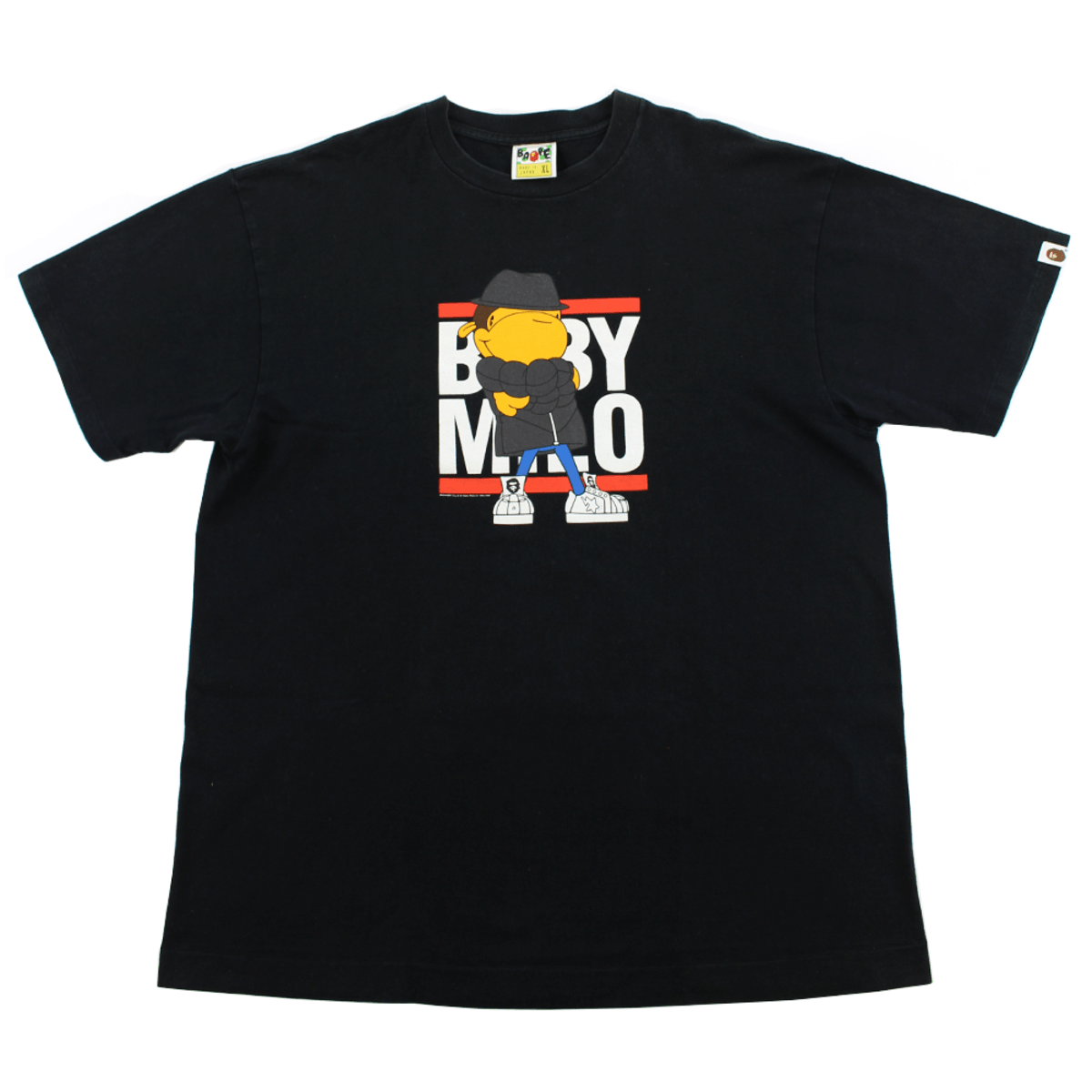 Bape Baby Milo Run DMC Tee Black - SaruGeneral