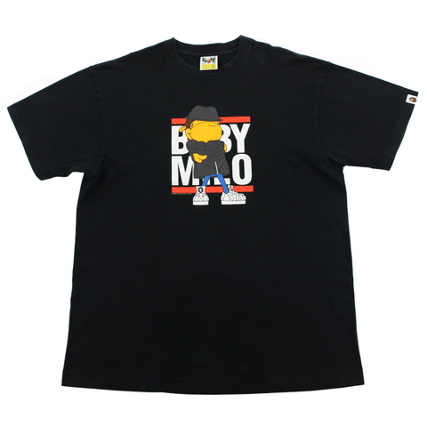 Bape Baby Milo Run DMC Tee Black