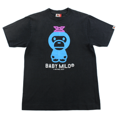 T-shirt Bape Blue Baby Milo noir