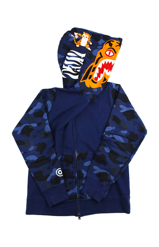 Bape Blue/Blue Camo Tiger