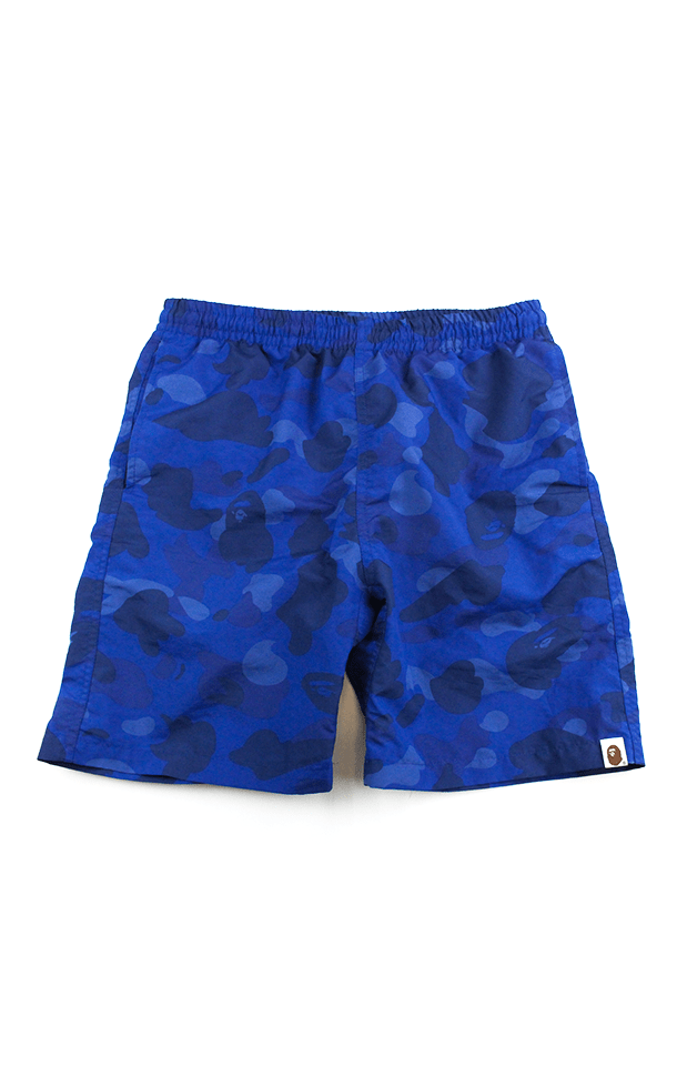 Bape Blue Camo beach Shorts - SaruGeneral