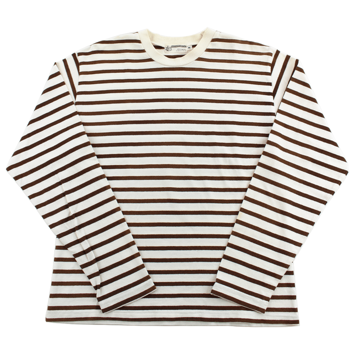 Bape Brown White Stripe LS - SaruGeneral