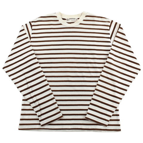 Bape Brown White Stripe LS