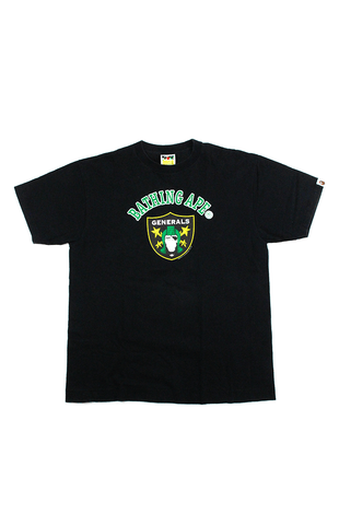 Bape Generals Shield Tee Black