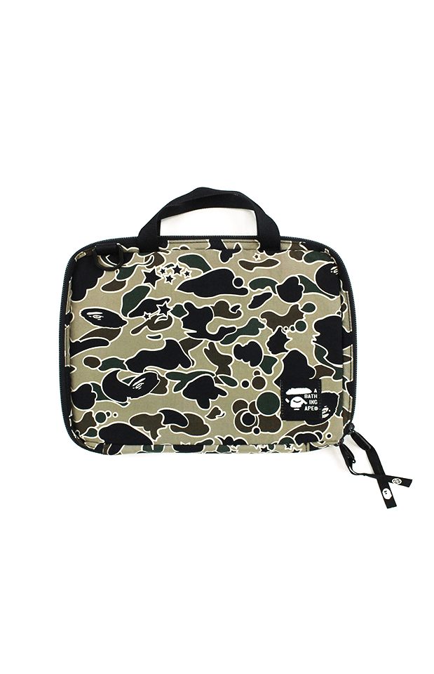 Bape Green Psyche Camo laptop Bag - SaruGeneral