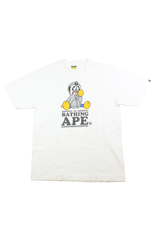 T-shirt Bape gris teriyaki requin blanc