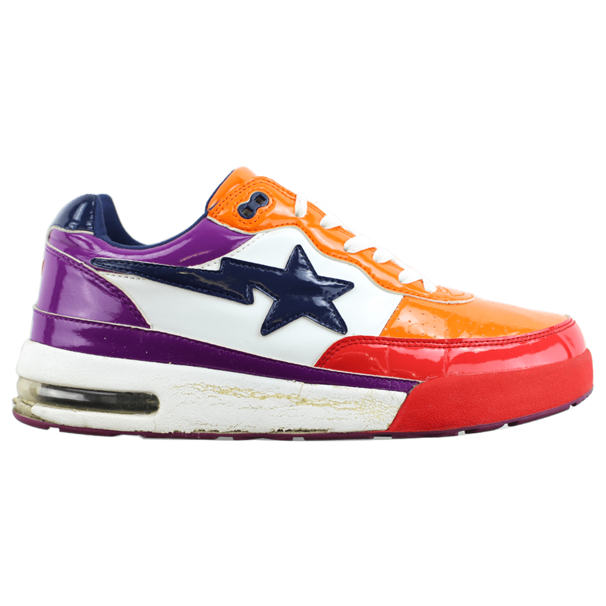 Bape Roadsta Purple Orange Red White - SaruGeneral