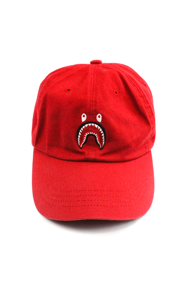 Bape Shark Logo Cap Red - SaruGeneral