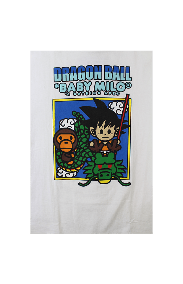 Bape x DBZ Baby Milo Tee White - SaruGeneral