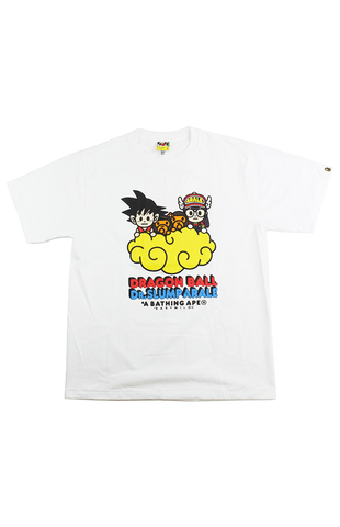 Bape x Dragon Ball Z Dr Slumparale Tee White