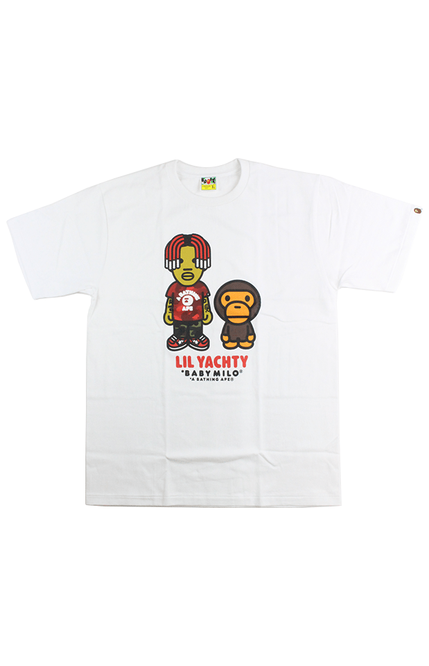 Bape x Lil Yachty Milo Tee White - SaruGeneral