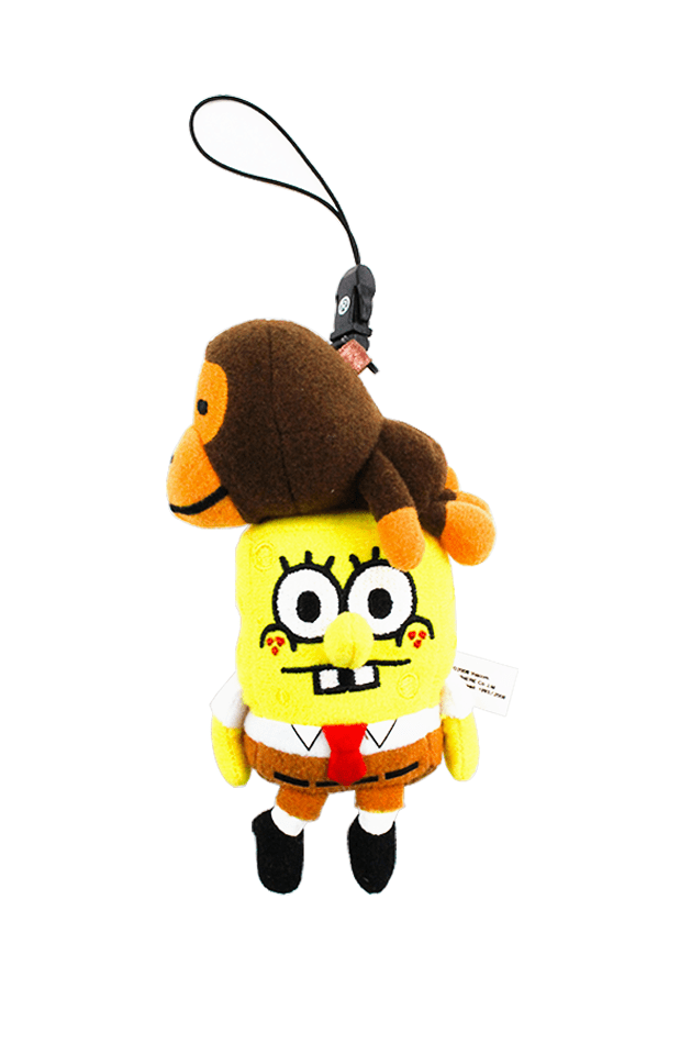 Bape x Spongebob Milo Plush Keychain - SaruGeneral