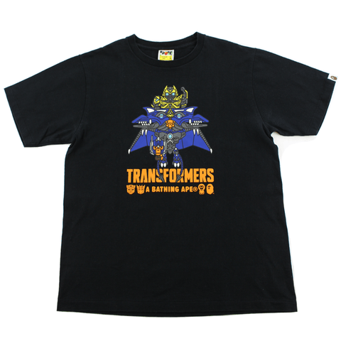 Bape x Transformers Bumble Bee Baby Milo Tee Black